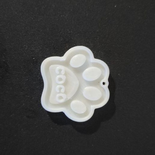 Haustier identifizieren Fußabdruck 3D print model - Mito3D