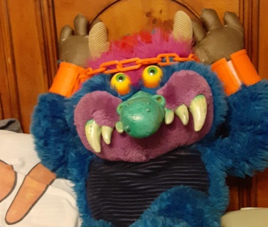 pet monster handcuffs cuff handcuff toy replacement 80's plush cosplay prop puppet 3d print model - Mito3D