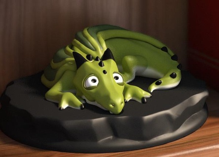 Haustier Monster Valentinstag Zubehör Auflage 3dartistmag 3d Künstler Charakter Drachen Geschenk Spielzeug zbrush Skulpturen 3d print model - Mito3D
