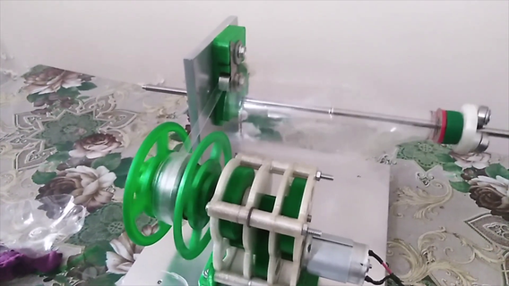 pet plastic strip cutter gearbox filament maker free models 3d print model - Mito3D