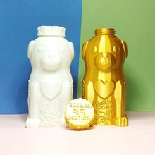 pet puppy dog urn case 700ml jewelry funeral 3d print model - Mito3D