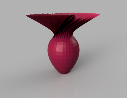 pétala vaso cama desafio 3d print model - Mito3D