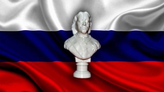 Peter grande russo impero garagelab Russia scultura sculture 3d print model - Mito3D