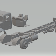 peterbilt 330 chassis truck 3axle 03 3d print model - Mito3D