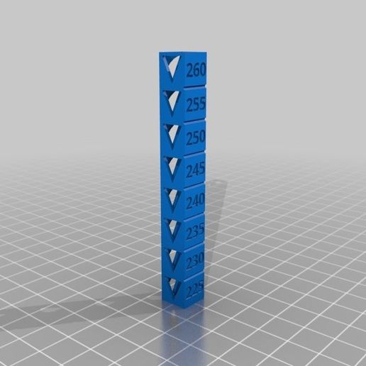 petg temp tower customized 3d_printing_tests 3D print model - Mito3D