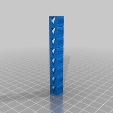 petg temp tower customized 3d_printing_tests 3d print model - Mito3D