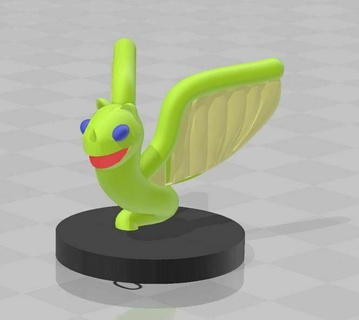 klein Drachen Yugioh Verlies Würfel Monster ddm 3d print model - Mito3D