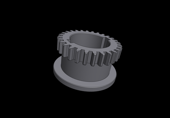 küçük pinyon prototip usine angrenage 3d print model - Mito3D