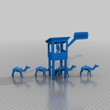 benzin caravan & porkys wachturm sanat heykeller 3d print model - Mito3D
