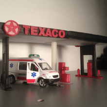petrol station project architecture buildings structures 3d print model - Mito3D
