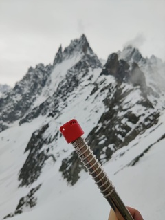 petzl ice screw cap mountaineering mountain solidworks protection sport snow ski 3d print model - Mito3D