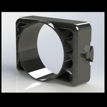 peugeot106 gauge pod aem wideband 52 mm ventilation support pods 106 gti 3d print model - Mito3D