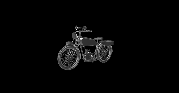 Peugeot 1925 moto Motorrad Motor Fahrrad le la motorrad 3d print model - Mito3D