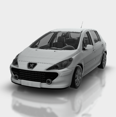 peugeot 307 2008 automobile car vehicle rally race sports derby supercar gt 3d print model - Mito3D