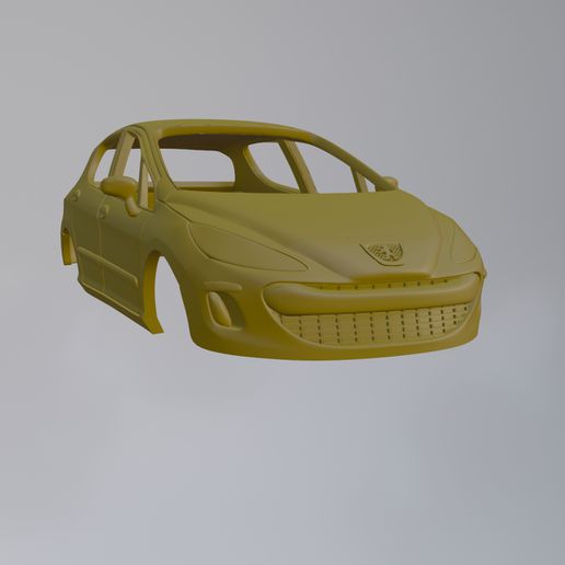 peugeot 308 3D print model - Mito3D