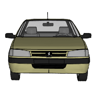 peugeot 405 supercar auto voitures voiture sport automobile VUS circulation police croisements rallier Berlines réglage Derby courses prototype 3d print model - Mito3D