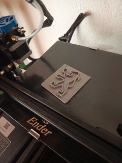 peugeot 405 logo cart capo 3d print model - Mito3D