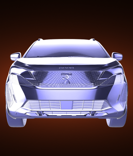 peugeot 5008 crossover suv automobile car vehicle rally race sports derby 3d print model - Mito3D