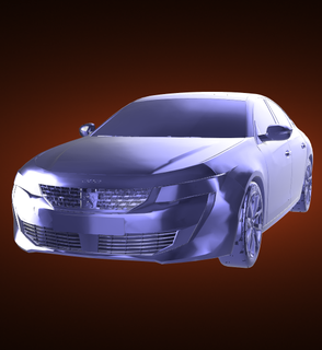 peugeot 508 gt line automobile car vehicle rally race sports derby turbo top speed 3d print model - Mito3D