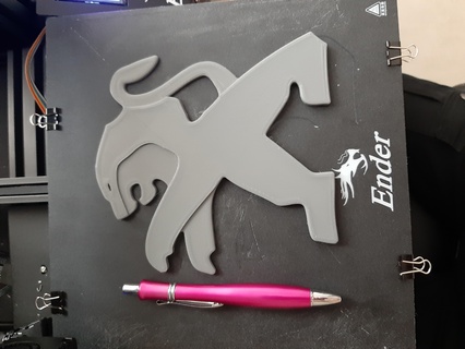 peugeot logo araba aslan 3d print model - Mito3D