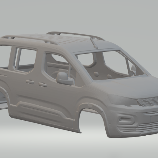 Peugeot Rifter 3D print model - Mito3D