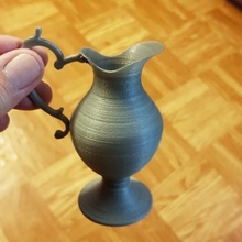 pewter pitcher home 3d print model - Mito3D