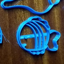 pez cookie cutter cortante casa peces sirena mar cavalluccio marino 3d print model - Mito3D