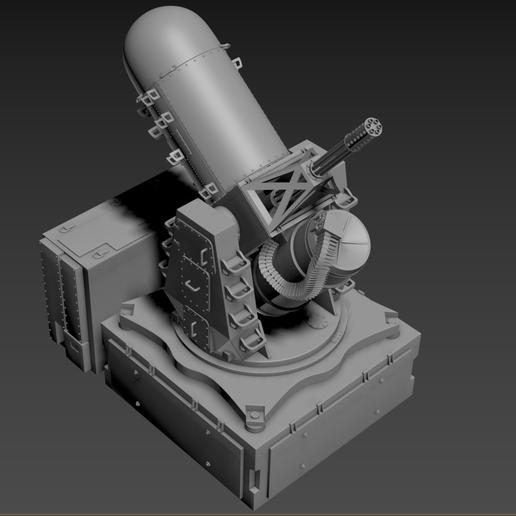 falange 20mm close in arma ciws 3D print model - Mito3D