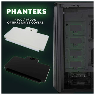 phantek p400 p400a optinal drive cover pccase phantekcover pla 3d replacement 3d print model - Mito3D