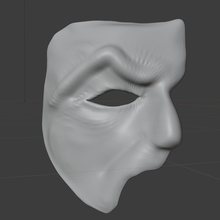fantasma musica lirica maschera arte Broadway 3d print model - Mito3D