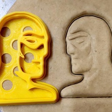 fantasma lado de la cara del camina stl cortador galletas herramienta que phantom los cortadores cookie 3d print model - Mito3D