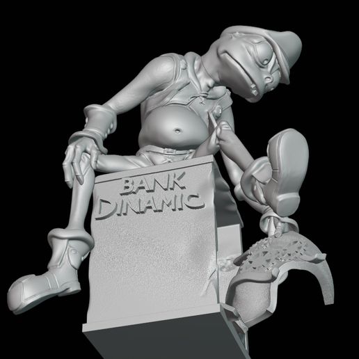 fantasmi dinamico Giochi gioco arte statua statuetta figura miniatura giocattolo ex spettro atari amstrad amico computer ladro vampiro dracula 3D print model - Mito3D