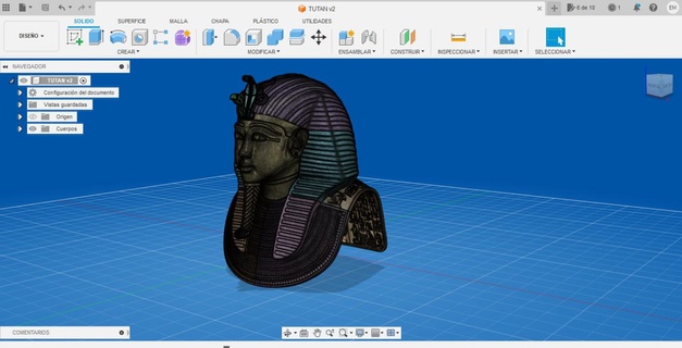 pharaon toutankhaton Toutankhamon Egypte art l'histoire 3d print model - Mito3D