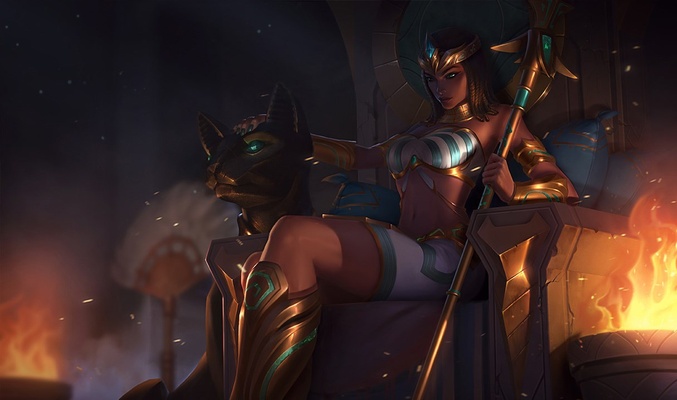 pharaoh nidalee - 12 variant print pack league of legends art toy statue figure figurine 3d print model - Mito3D