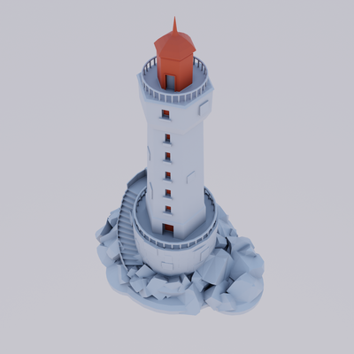 phare mer oc an che 3d print model - Mito3D