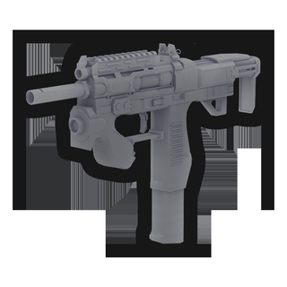 paro mitragliatrice pistola mitragliatrice pistola mitragliatrice pistola pistole Call of Duty chiamata dovere sub gioco 3d print model - Mito3D