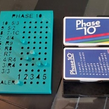phase 10 playing card holder pegboard game 3d print model - Mito3D