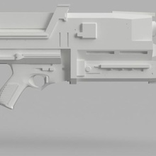 phased plasma rifle 40 watt range terminator game prop 3d print model - Mito3D