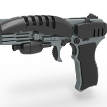 phaseur pistolet em 33 étoile randonnée entreprise blaster arme poing feu scifi em33 Star Trek Starfleet cosplay réplique soutenir jouet impression imprimable 3d print model - Mito3D
