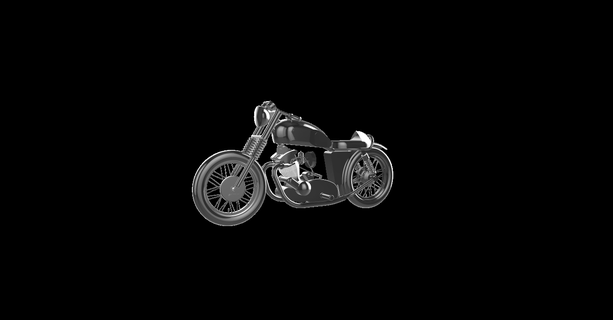 felón Moore pantera cafetería corredor 1958 moto motocicleta motor bicicleta motorrad 3d print model - Mito3D