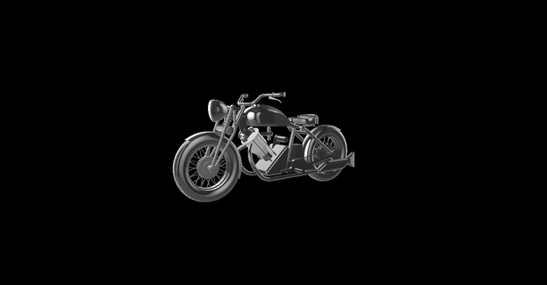 phélon Moore panthère rouge aile 1939 moto moteur vélo motocyclette motorrad 3d print model - Mito3D