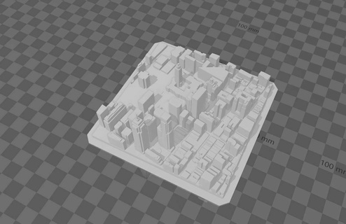 Philadelphia pa Stadtbild Stadt Halle Architektur Stadtansichten Diorama Hohlwürfel 3d print model - Mito3D