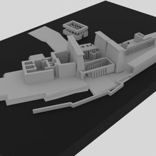 philae temple architecture philaetemple famousbuilding famousarchitecture 3d print model - Mito3D