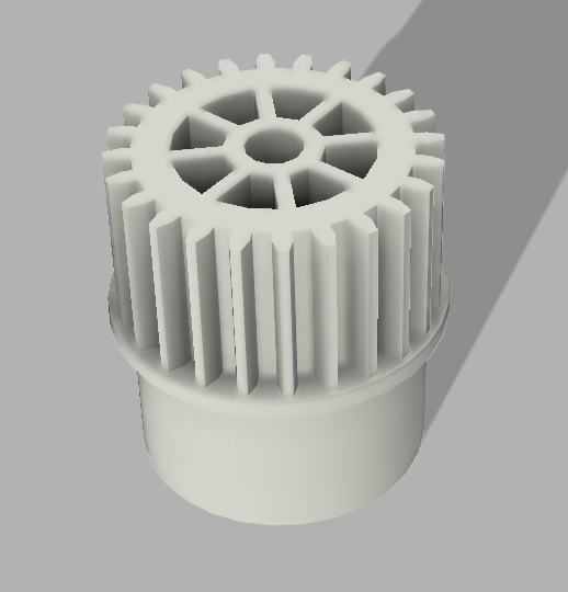 philips food processor gears gear 3D print model - Mito3D