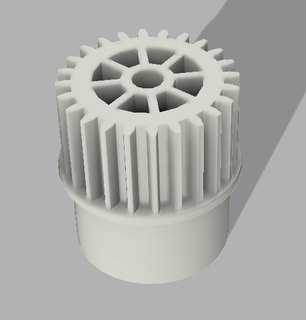 philips food processor gears gear 3d print model - Mito3D