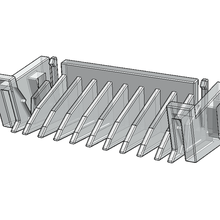 philips oneblade beard clipper comb guide tool trimmer 3d print model - Mito3D