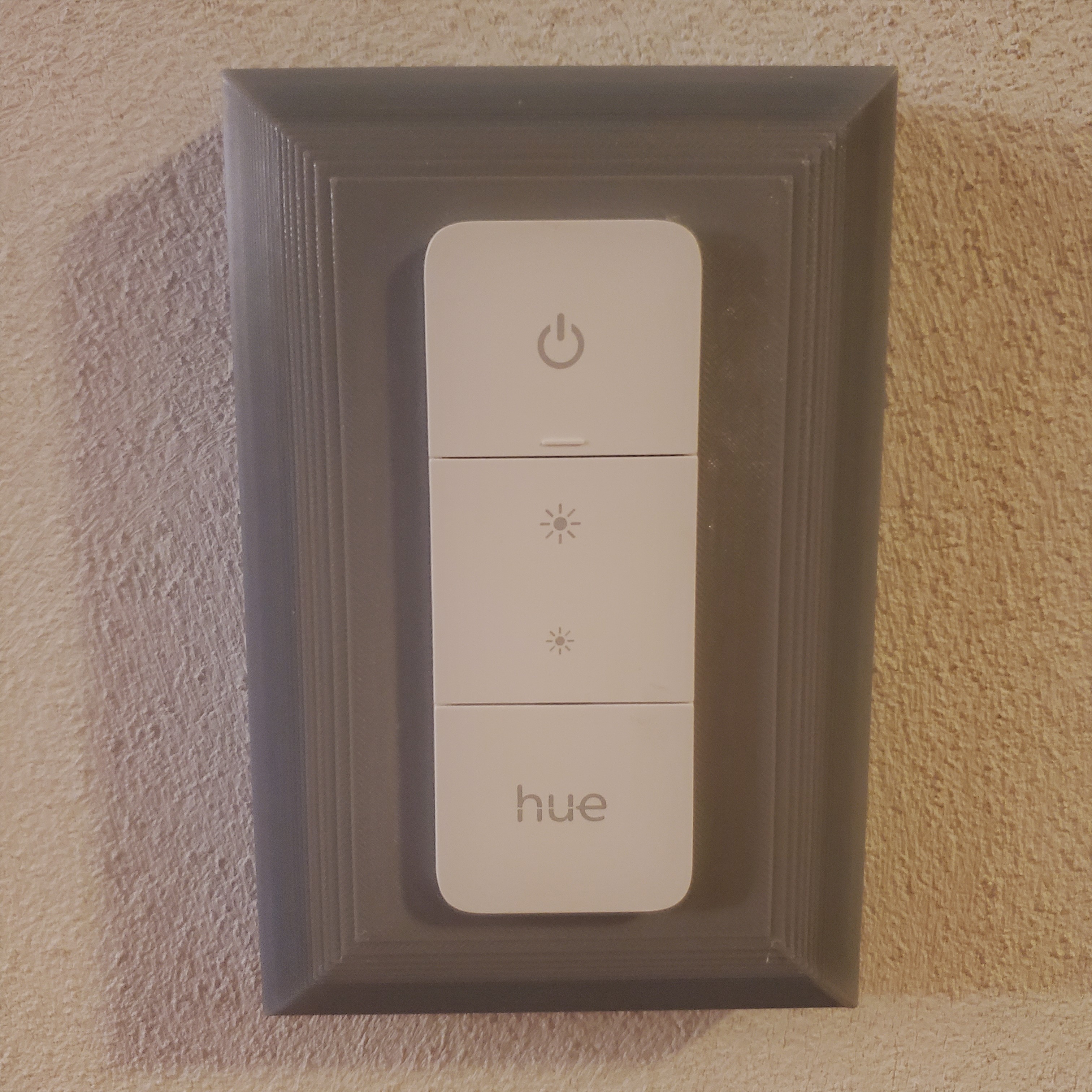 phillips hue dimmer version 2 light switch cover faceplate face plate outlet 3D print model - Mito3D
