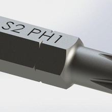 Phillips s2ph1 tornillo conductor herramientas manuales 3d print model - Mito3D