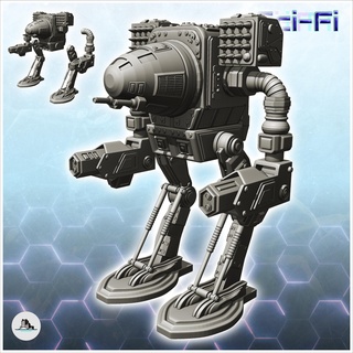 fiksmos mücadele robot 14 gelecek sci fi sf İleti kıyamet masaüstü bilimkurgu savaş oyunları gezegen keşif rpg araç arazi manzara mini oyunu tamirci şekil minyatürler silah Bilim kurgu siberpunk postapo fütüristik Mars Uzay star yarı 3d print model - Mito3D
