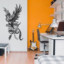 Anka kuşu duvar Sanat ağaç ev dekor dekorasyon hayat oda umut ender 3d print model - Mito3D